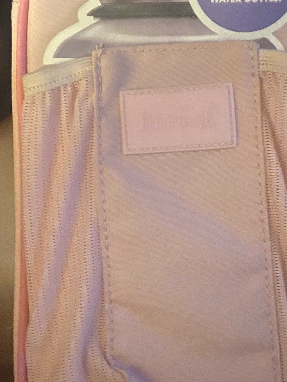 Pink Insulated Bottle Carrier with Front Pocket by Fit & Fresh